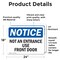 Signmission Not An Entrance Use Front Door OSHA Notice Sign, Vinyl Decal, 24in W x 18in L, 2PK OS-2PACK-NS-D-1824-L-15152 - alternate 5